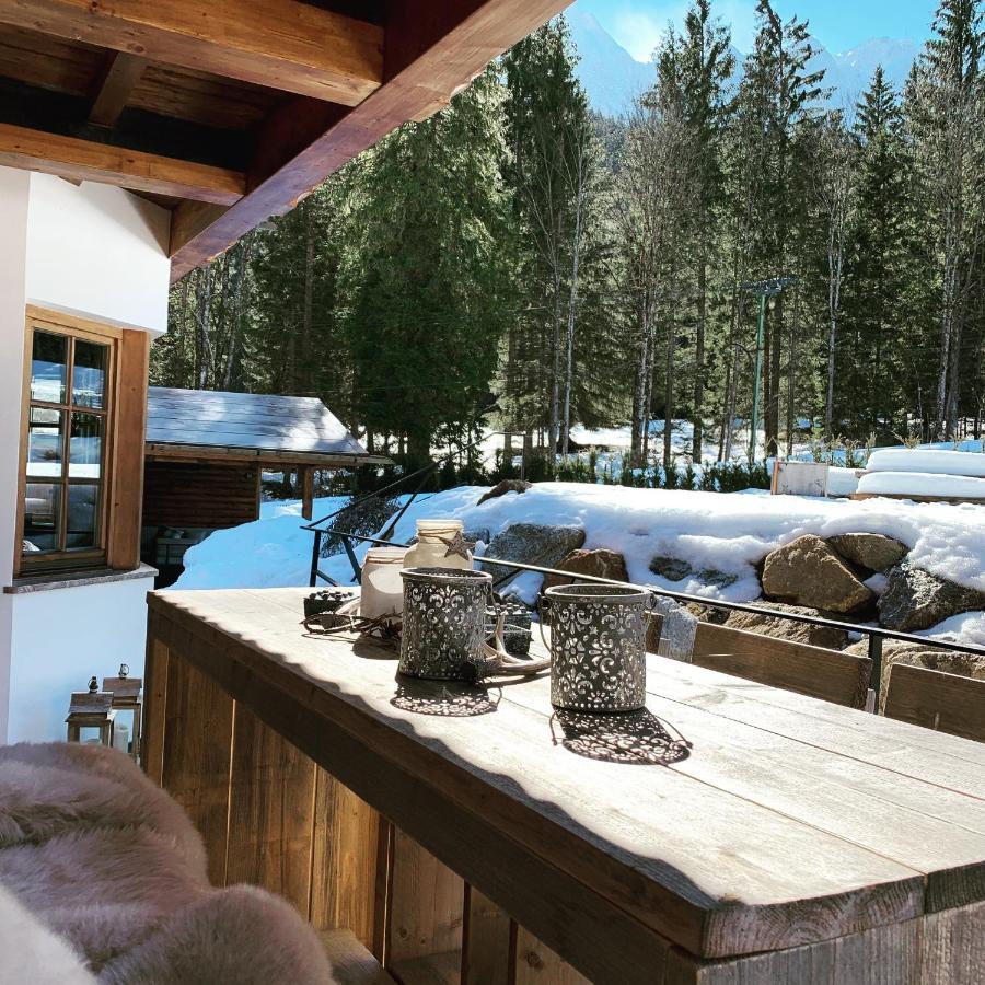 Chalet S - 5 Sterne Luxus Ferienhaus Direkt Am Eibsee Und Zugspitze Грайнау Экстерьер фото