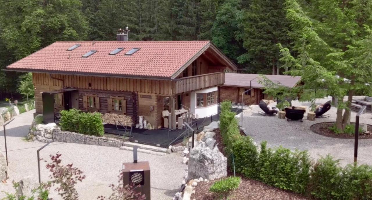 Chalet S - 5 Sterne Luxus Ferienhaus Direkt Am Eibsee Und Zugspitze Грайнау Экстерьер фото