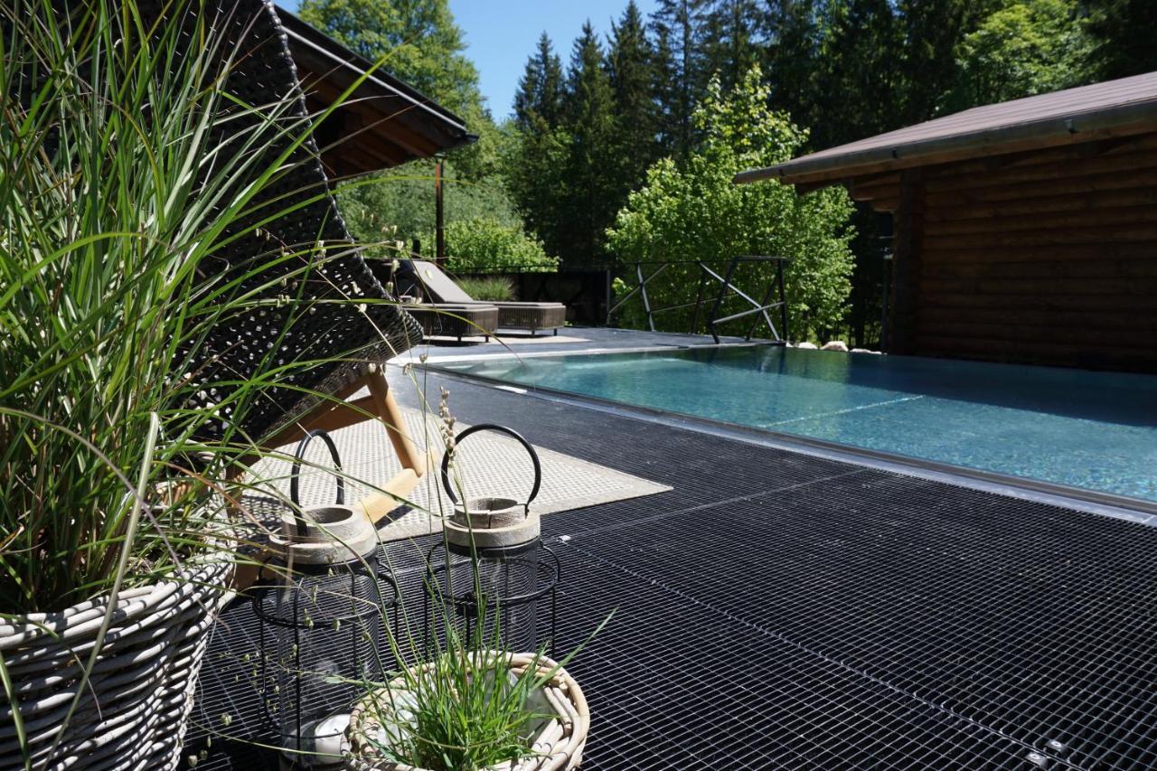Chalet S - 5 Sterne Luxus Ferienhaus Direkt Am Eibsee Und Zugspitze Грайнау Экстерьер фото